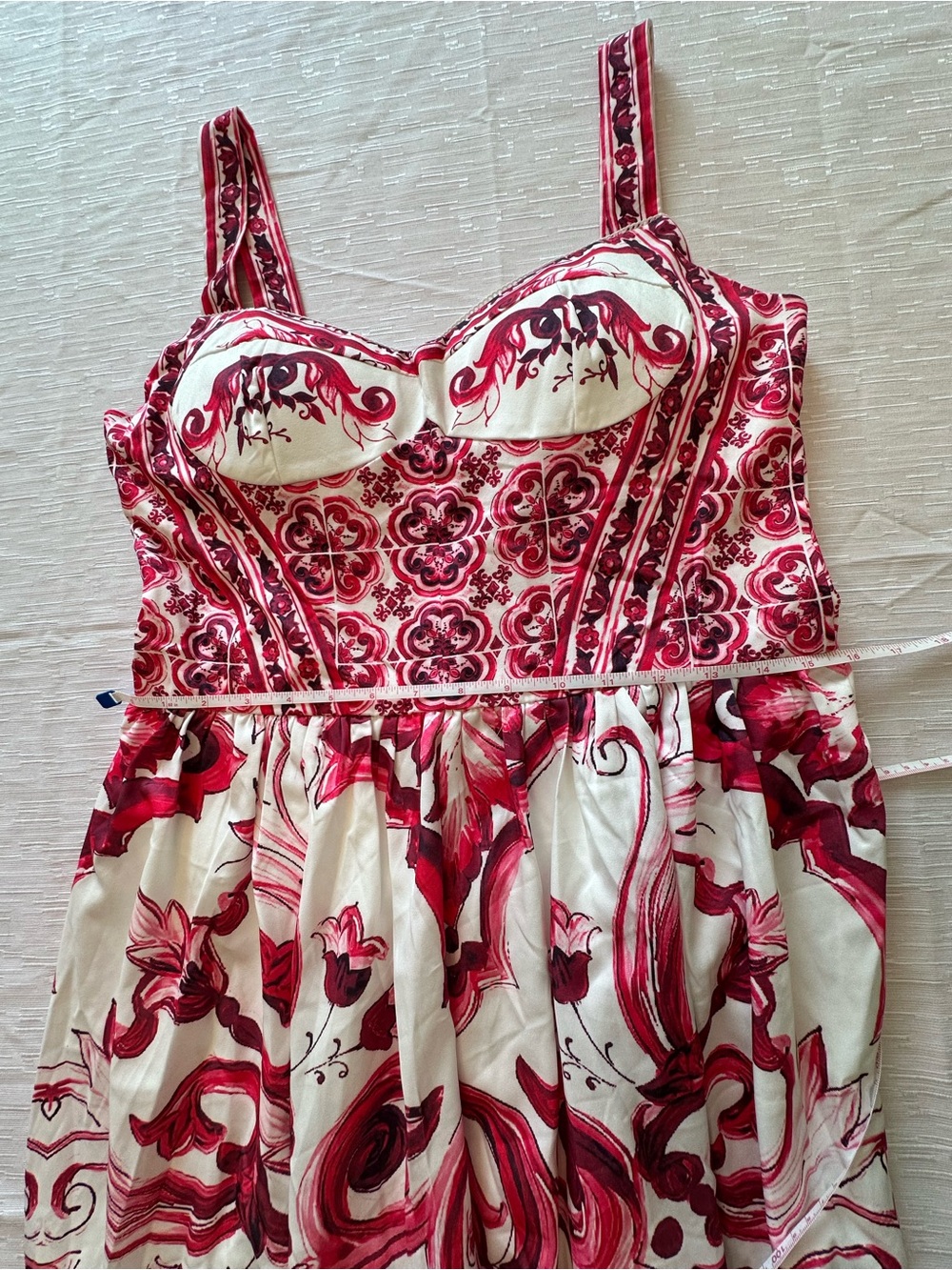 Women's summer floral print spaghetti strap square neck beach Maxi Sundress NWT - Picture 8 of 10